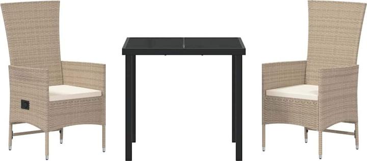 Produktbild vidaXL Gartenset (80 x 80 x 73 cm)