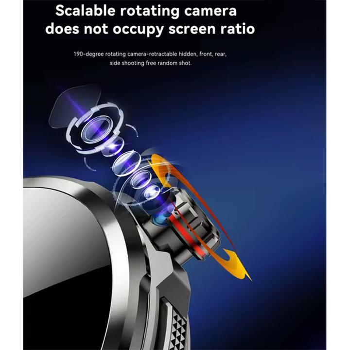 Produktbild Cbx Smartwatch 4G/5G SIM | 1,95" AMOLED | 4GB+64GB | Kamera | GPS | NFC | Google Apps