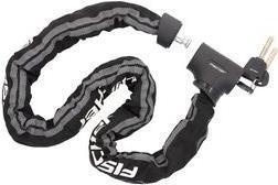 Fischer PROTEC PLUS+ CK100 chain bicycle lock Chain made of robust steel, square chain links with a