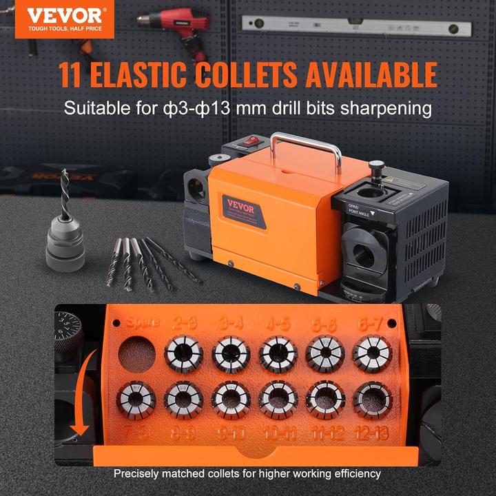 Actual product image Vevor Drill Bit Sharpener
