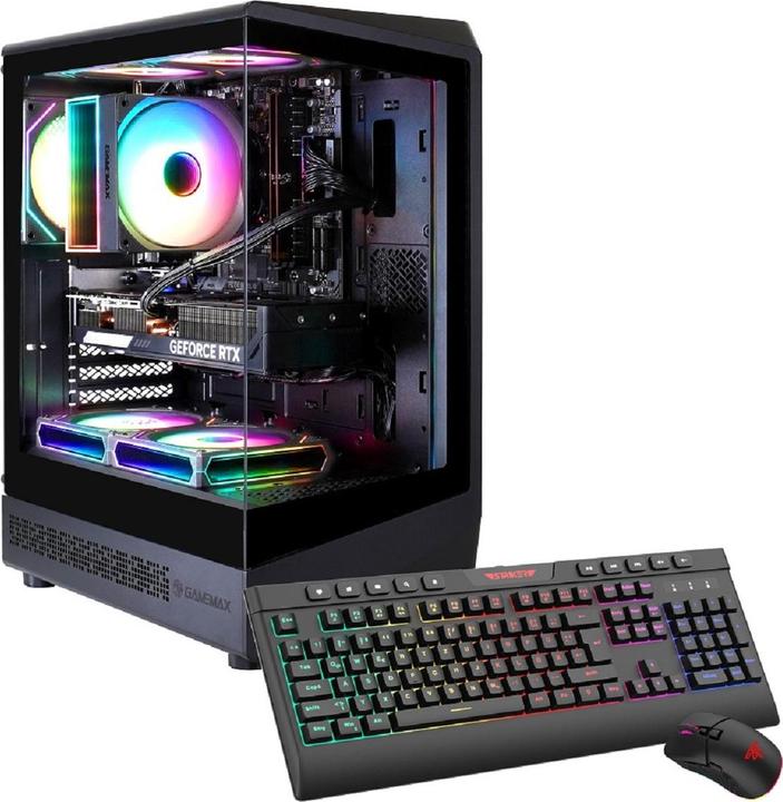 Hyrican GAMEMAX VISTA COC AB 7594 Ryzen 5 7500F 32GB DDR5 1TB SSD RTX 5060Ti (AMD Ryzen 5 7500F, 40 GB, 1000 GB, GeForce RTX 5060 Ti)