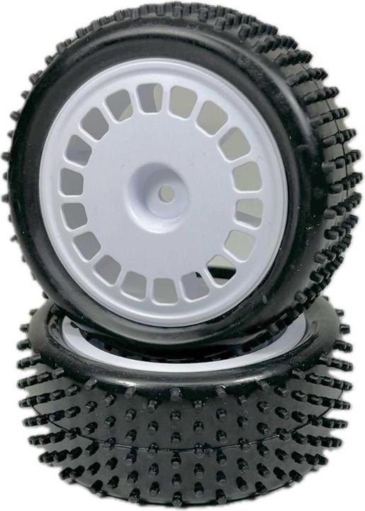 Immagine prodotto Absima 1:10 Buggy Räderset "Mini Pin" vorne weiss (2)