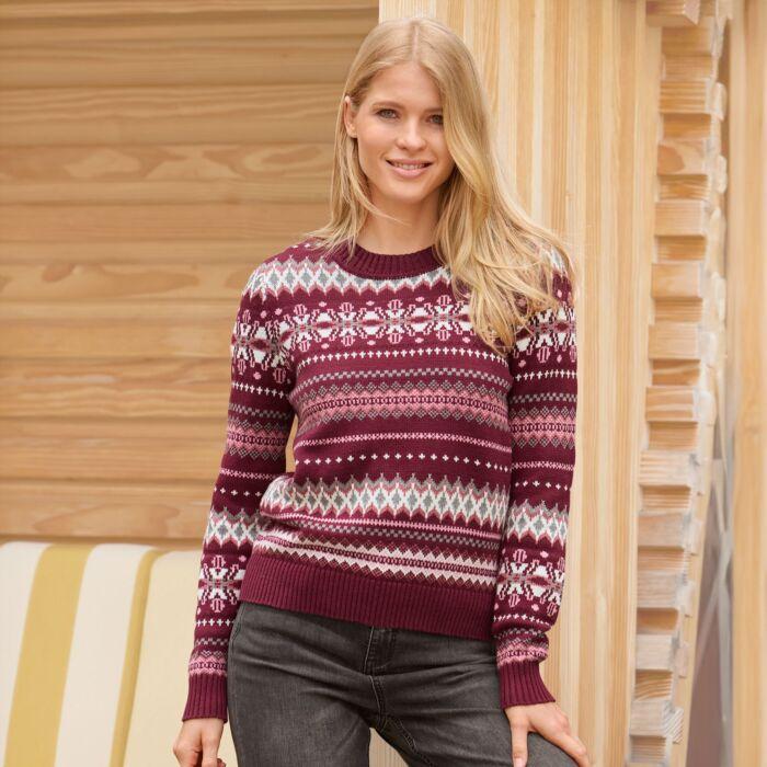 Produktbild Artime Norwegerpullover, gestricktes Jaquardmuster (XXL)