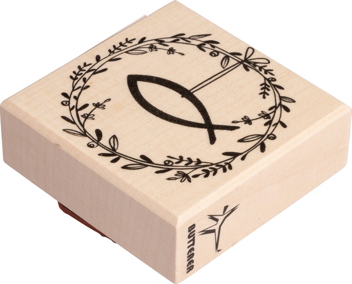 Produktbild Butterer Stempel "Festtagskranz mit Fisch"