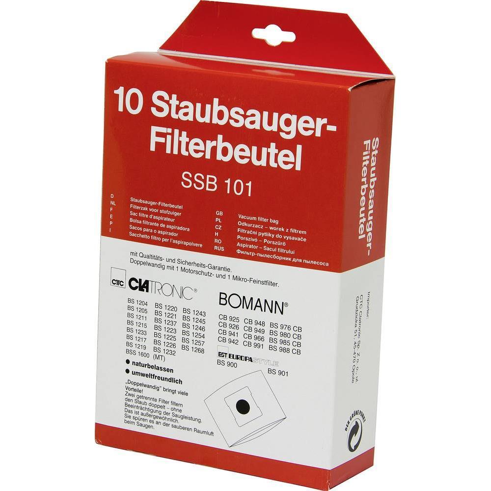 Clatronic Sacchetto Per Aspirapolvere Ssb 101 10 S, Sacchetti Per Aspirapolvere