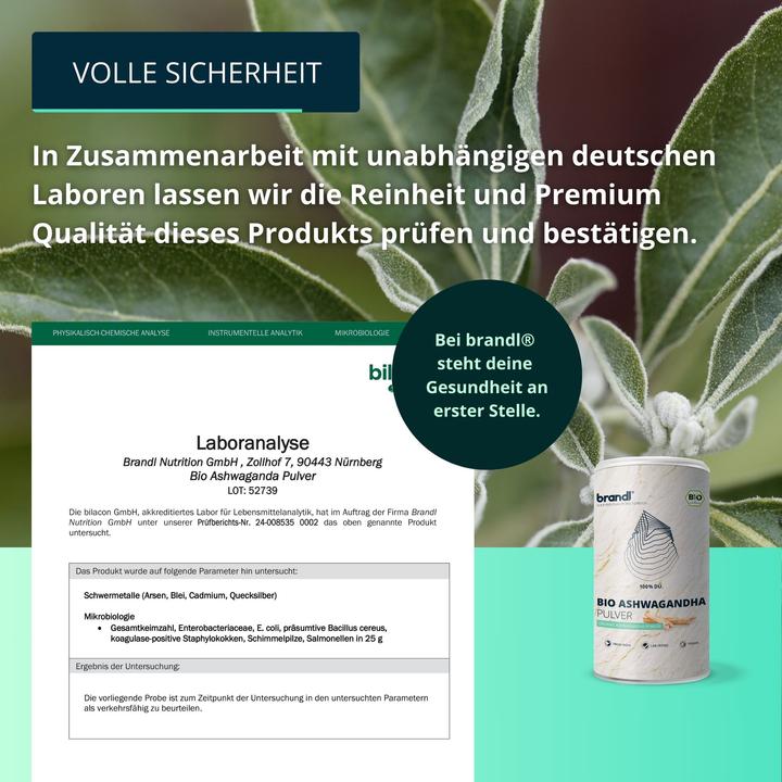 Produktbild Brandl Bio KSM 66 Ashwagandha Extrakt (1 Stück, Kapseln, 84.64 g)