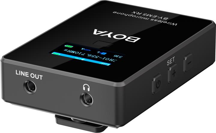 Actual product image Boya BY-EM5-K1 - UHF-Kit 1x Transmitter / 1x Receiver (BY-EM5-K1)