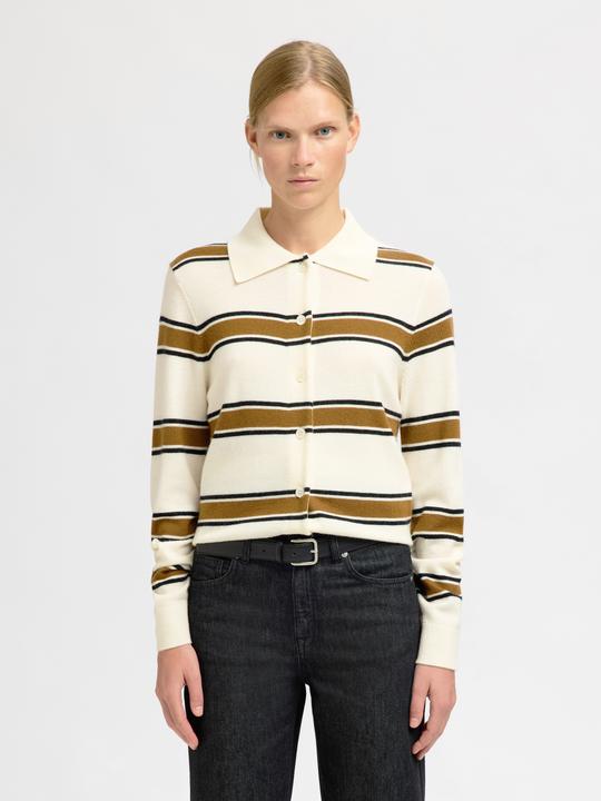 Produktbild Selected 100% Merinowoll Langarm-Poloshirt (M)