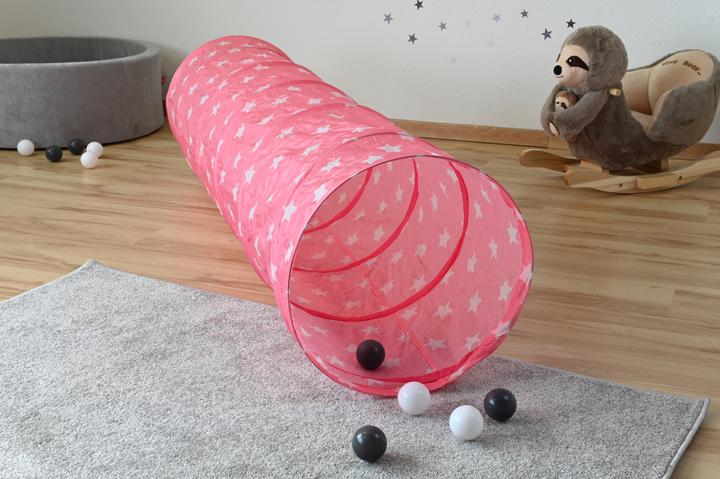 Produktbild Knorrtoys Spieltunnel "Pink white stars"