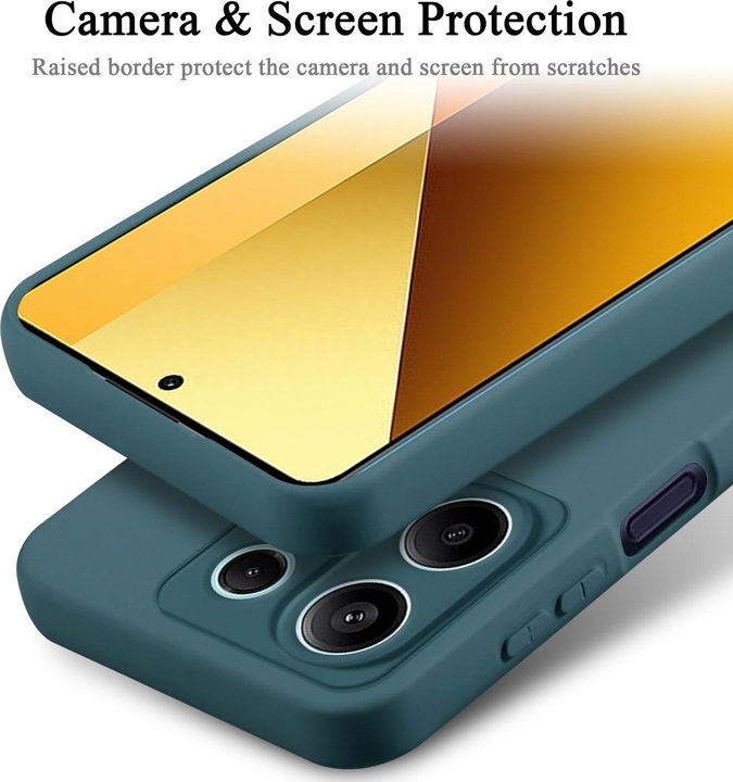 Produktbild Cadorabo Hülle für Redmi Note 13 5G Global TPU im Liquid Schutz Silikon Design (Xiaomi Redmi Note 13 5G)