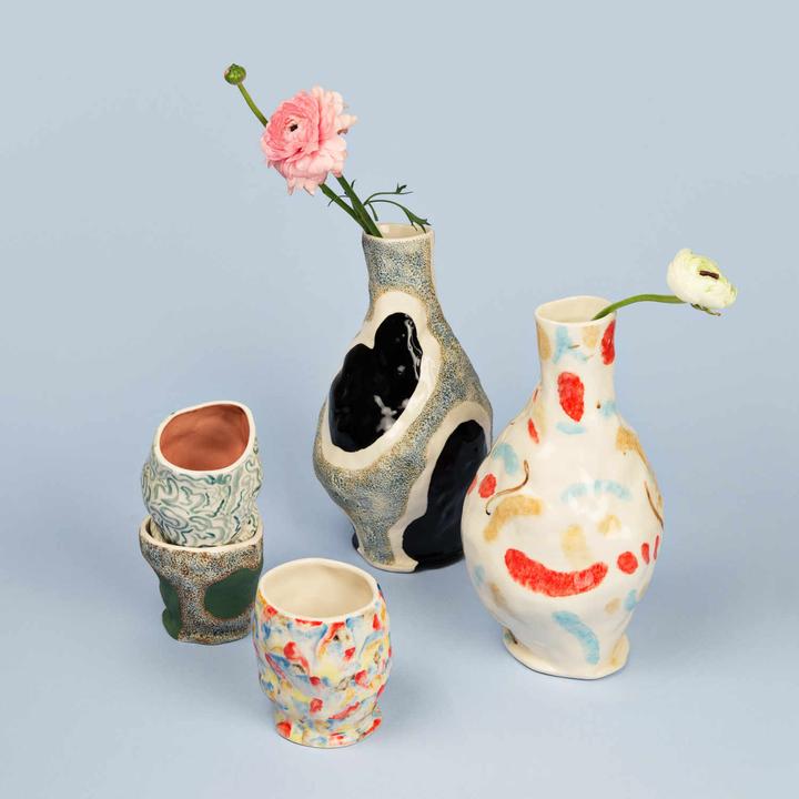 Image du produit HAY - Jessica Hans Vase - Glossy cow (507411) (1 x, 15 x 15 x 27 cm)