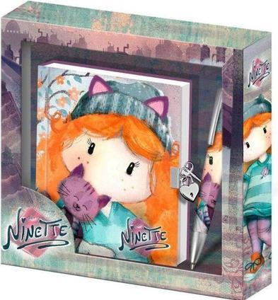Produktbild Forever Ninette Gift Box Padlock Diary and Pen Cute