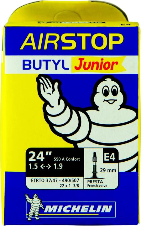 Image du produit Michelin AIRSTOP Butyl 24x1.50/1.90 Presta 29mm (Presta (SV), 29", 48.26 mm)