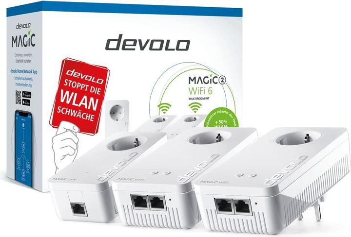 Actual product image Devolo Magic 2 WiFi 6 Multiroom Kit (DE) (2400 Mbit/s)
