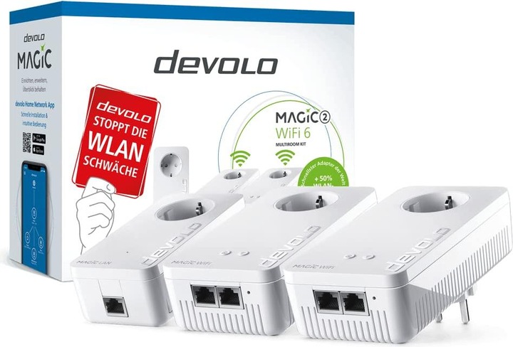 Produktbild Devolo Magic 2 WiFi 6 Multiroom Kit (DE) (2400 Mbit/s)