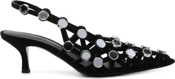 Actual product image The Attico Grid Slingback 50mm (36)