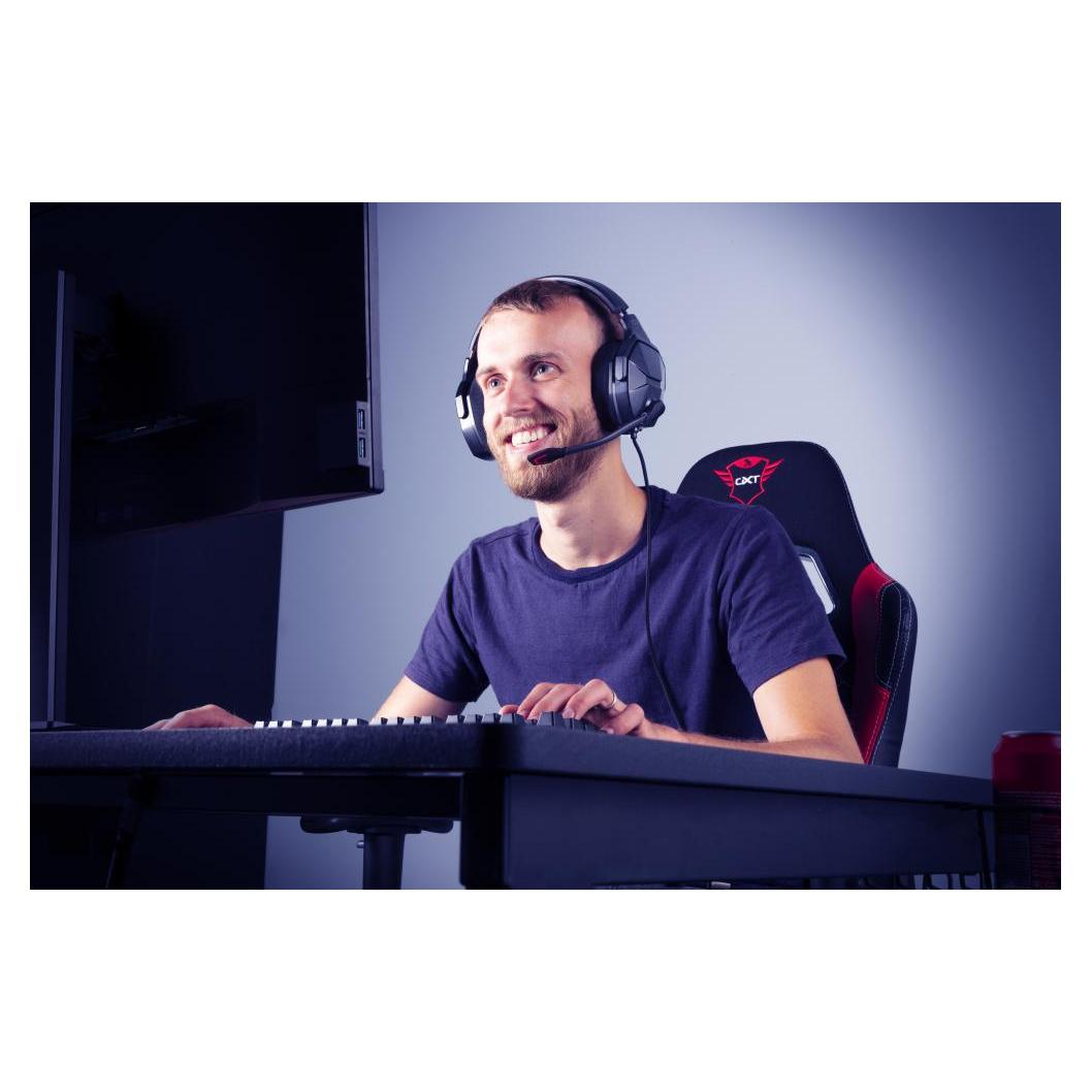 Thumbnail - Trust GXT 4371 Ward Multiplattform Gaming Headset (Kabelgebunden), Gaming Headset, Schwarz