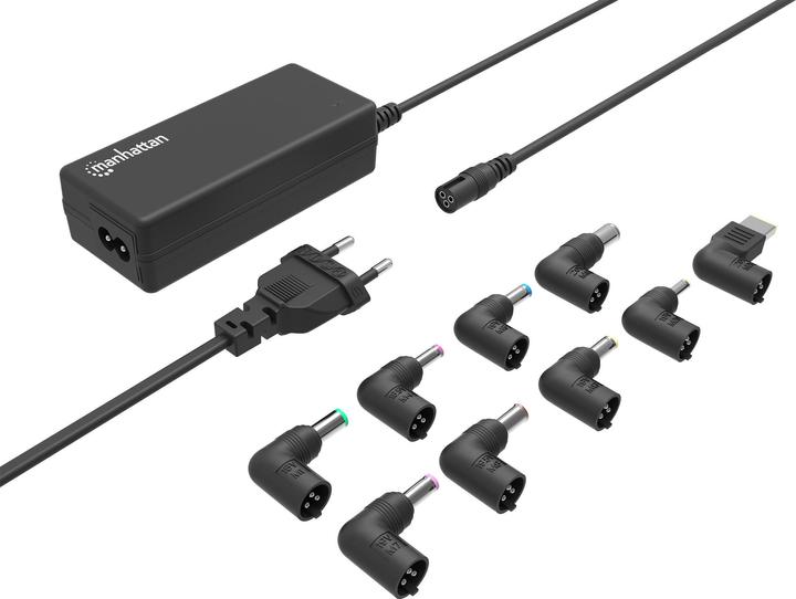 Produktbild Manhattan Laptop-Netzteil 65W AC 9 Stecker (65 W)