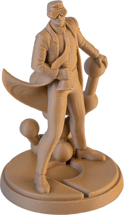 Actual product image Poly Polyterra PLA Dual (PLA, 1.75 mm, 1000 g, Orange)