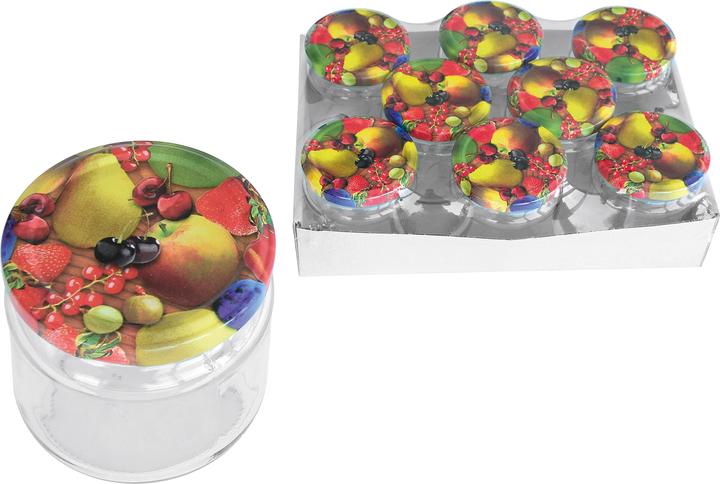 Produktbild Emsy Schraubdeckelglas 212ml mit 66mm TO-Deckel Obstde8er Tray (1 Stk., 0.21 l)