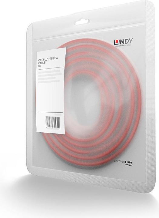 Actual product image Lindy Network cable (U/UTP, CAT6, 0.50 m)