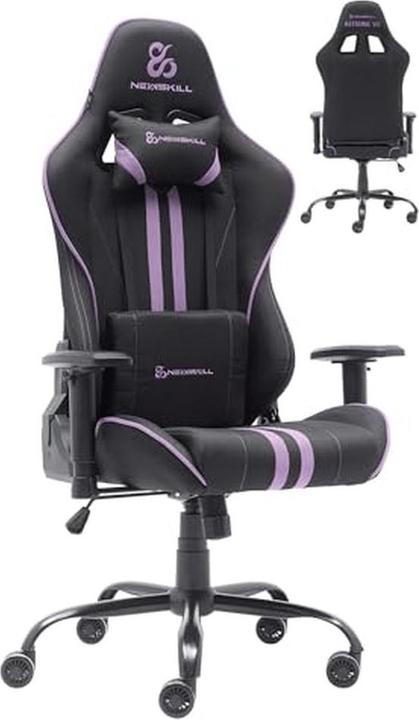 Actual product image Newskill Kitsune V2 Gaming Chair with Lumbar and Neck Support, 180° Recline
