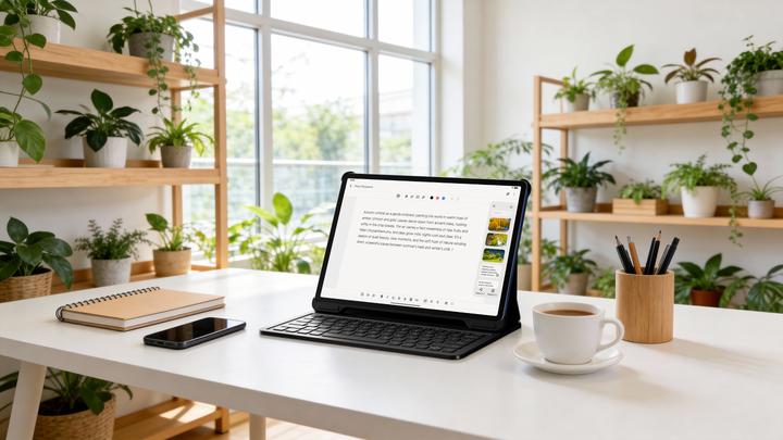 Actual product image TCL TAB 12.2 A1 PLUS SPACE BLUE BUN (WLAN only, 12.20", 128 GB, Space blue)