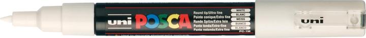 Actual product image Posca Marker PC-1M round tip (White, 0.70 mm, 1 x)