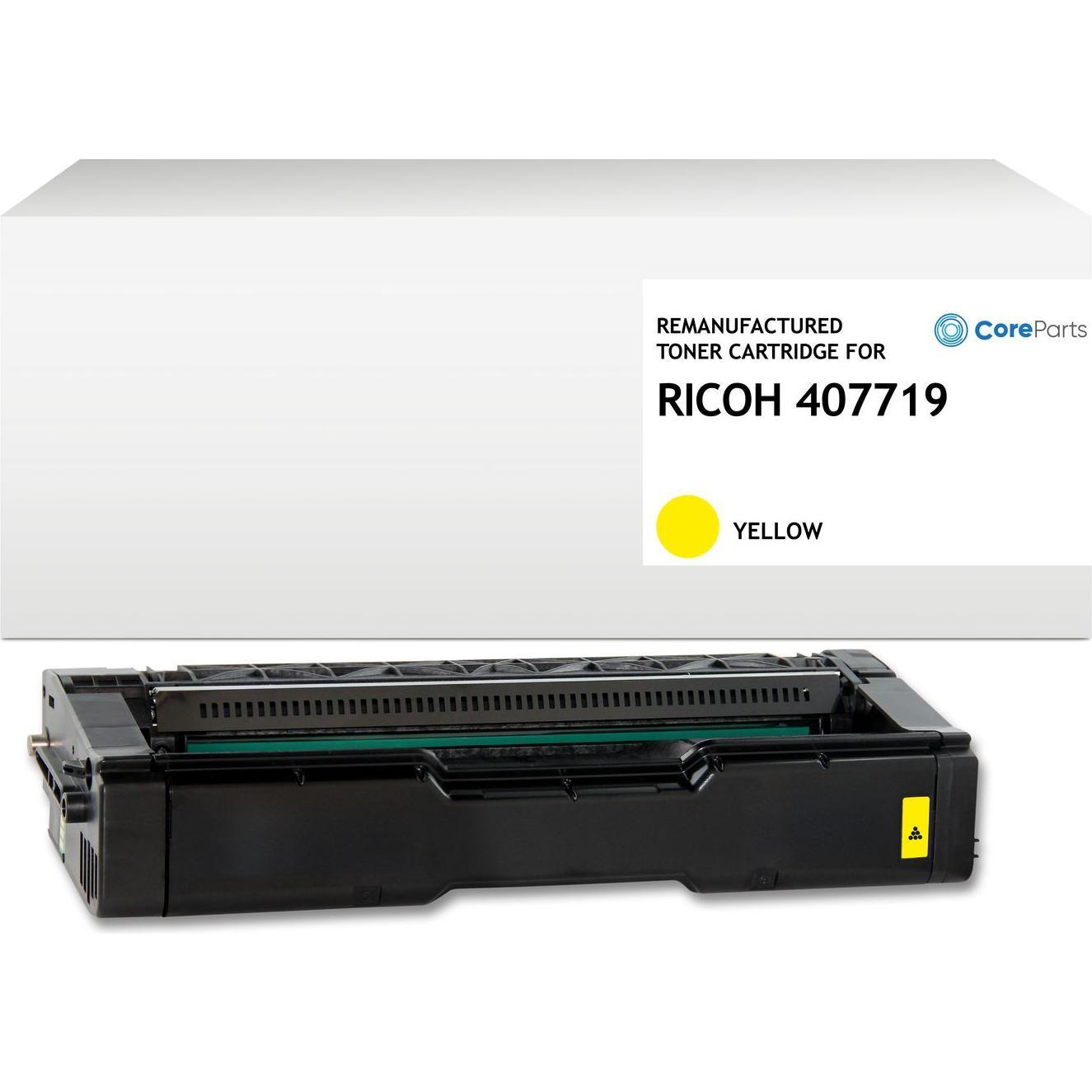 CoreParts, Toner, Lasertoner for Ricoh Yellow