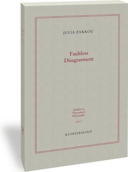 Produktbild Faultless Disagreement (Englisch, Julia Zakkou, 2019)