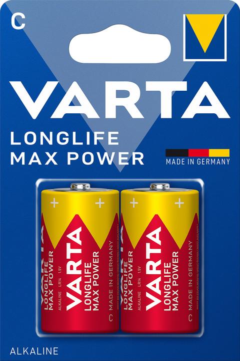 Produktbild Varta Longlife Max Power (2 Stk., D / LR20 / Mono / R20, 17000 mAh)