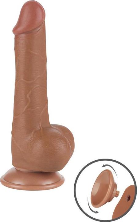 Productafbeelding Lovetoy Skin-Schiebe-Dildo 19,5 cm (Ø 3,6 cm) - Braun