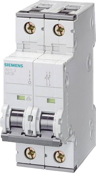 Produktbild Siemens MCB 2 Pole Type C 10kA 4A 400V