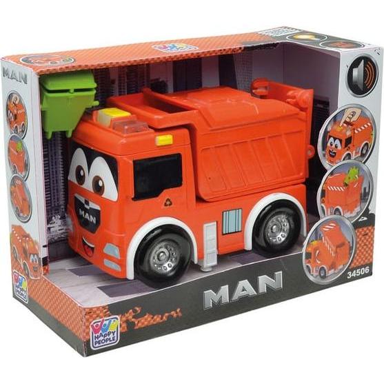 Thumbnail - Happy People MAN Kids Müllwagen 13cm Licht Sound Funktion