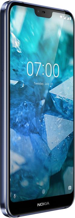 Actual product image Nokia 7.1 (64 GB, Blue, 5.80", Hybrid Dual SIM, 4G)
