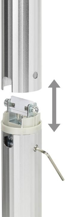 Image du produit SpeaKa Professional Support plafond pour vidéoprojecteur, hauteur réglable de 13 à 106 cm (Plafond)