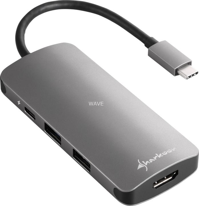 Sharkoon Type C Multiport Adapter (USB-C, 1 Port)