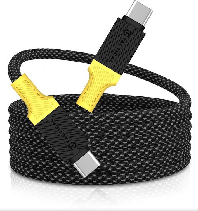 Tactical MagRope USB-C/USB-C 1m schwarz/gelb (1 m)