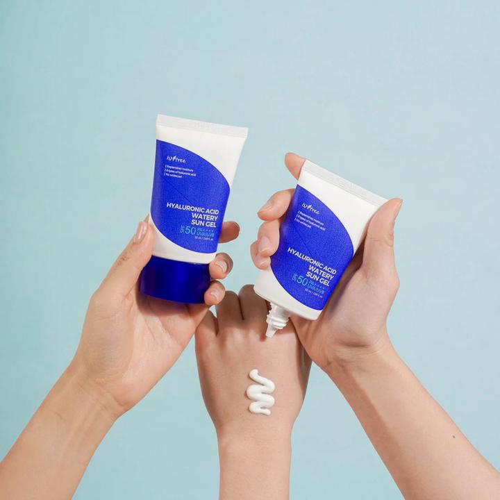 Actual product image Isntree Hyaluronic Acid Watery Sun Gel (Sun cream face, SPF 50, 50 ml)
