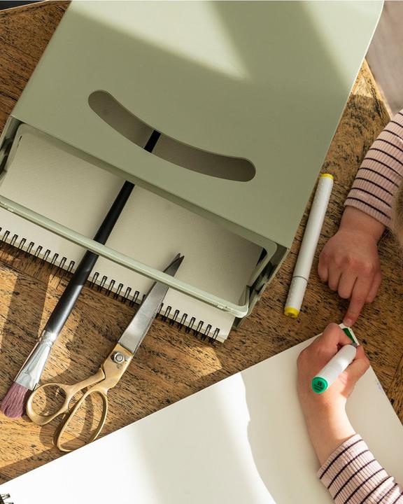 Produktbild ReCollector Recyclingbox - Eiche grün (12 l)