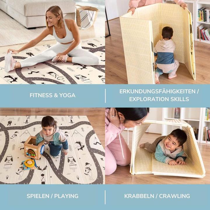 Actual product image Hakuna Matte Foldable play mat