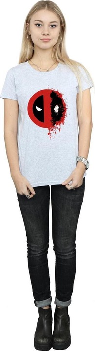 Immagine prodotto Deadpool Split Splat Logo Maglietta Donna (L)