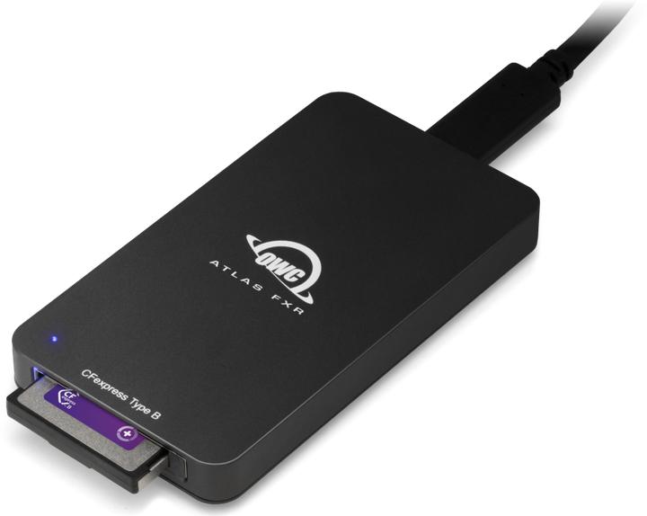 Immagine prodotto OWC Lettore di schede Atlas FXR Thunderbolt (USB-C) + USB CFexpress (Thunderbolt 3, USB 3.2 Gen 2)