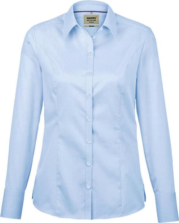 Actual product image Hakro Ladies Business Blouse 1/1 Sleeve Sky Blue Size M (M)