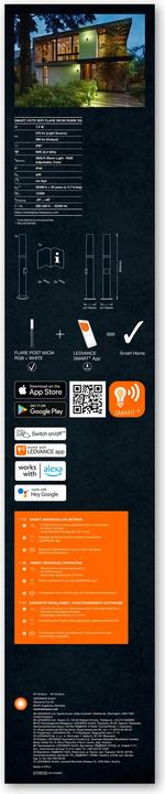 Produktbild Ledvance Smart+ Flare Multicolor (320 lm, IP44)