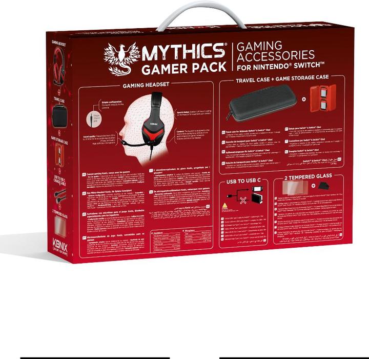 Actual product image Konix Gamer Pack Switch - Mythics (Cable)