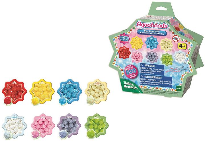 Actual product image Aquabeads Star Pearls