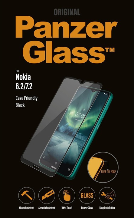 Produktbild PanzerGlass Edge to Edge (1 Stück, Nokia 7.2, Nokia 6.2)