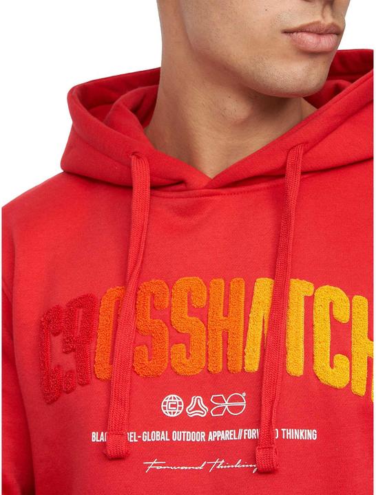 Produktbild Crosshatch Flocked Kapuzenpullover (S)