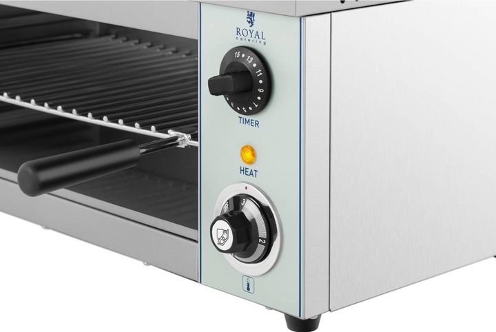 Produktbild Royal Catering Salamander Ofen Überbackgerät Elektro Grill Toaster Edelstahl 2000 W Gastro (2 kW)